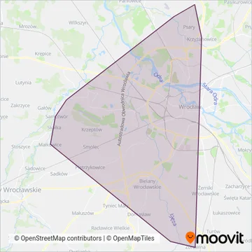 Схема покрытия компании DLA Wrocław