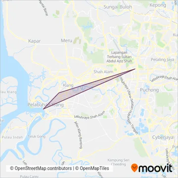 Keretapi Tanah Melayu - KTM coverage area map