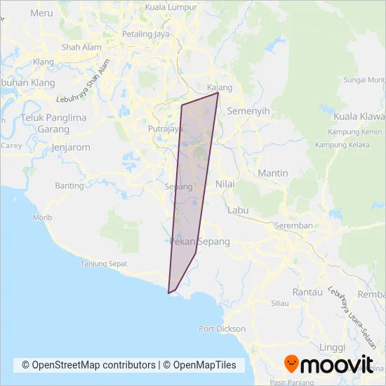 LNH coverage area map