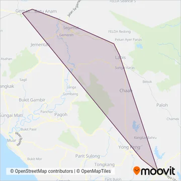 Yow Hoe Bus Co coverage area map
