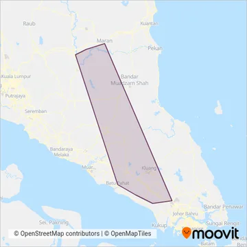 Green Transit Liner coverage area map