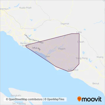Mayang Sari coverage area map