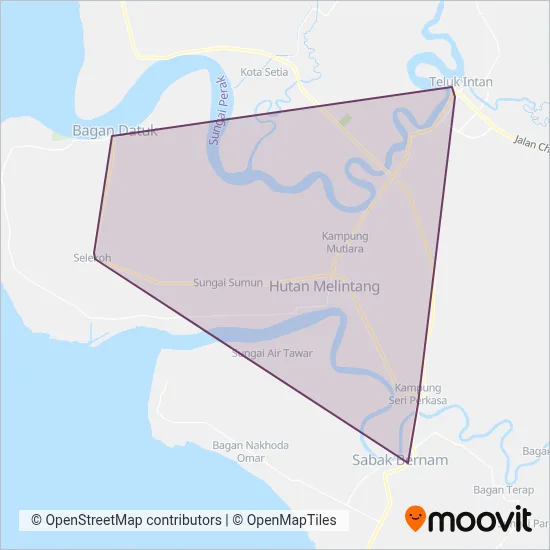 Red Omnibus coverage area map