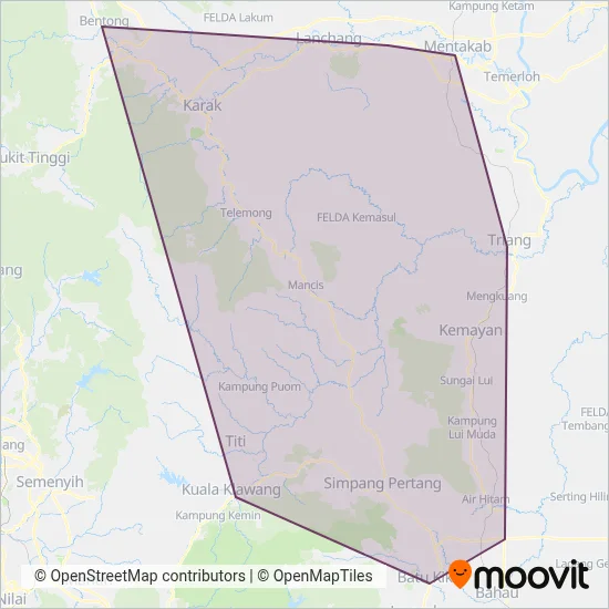Gopi Travel Tours Sdn Bhd coverage area map