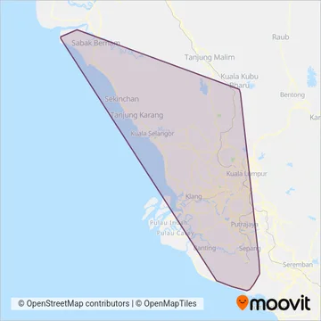 Smart Selangor coverage area map