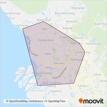 Causeway Link coverage area map