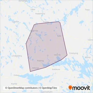 VL (Bus) coverage area map