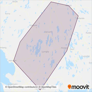 JLT (Järnväg) täckningsområdeskarta