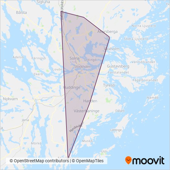 SL coverage area map