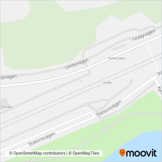 VR Snabbtåg coverage area map