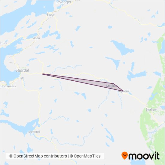 SJ Nord coverage area map