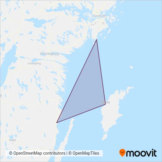 Destination Gotland coverage area map