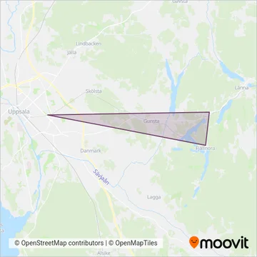 Lennakatten (Bus) coverage area map