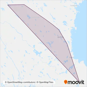 Härjedalingen coverage area map