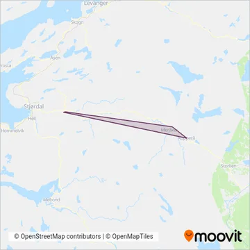 SJ Nord (Cable Car) coverage area map