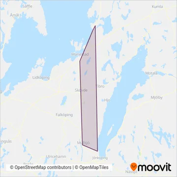 BT Buss coverage area map
