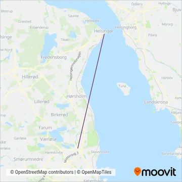 Kombardo Expressen täckningsområdeskarta