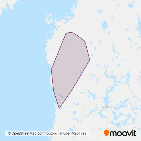 Urpola Transport coverage area map