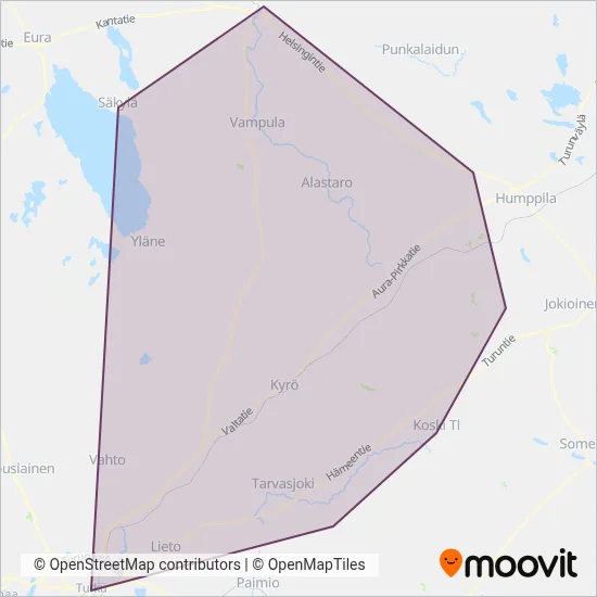 Matka-Niinimäki Ltd coverage area map
