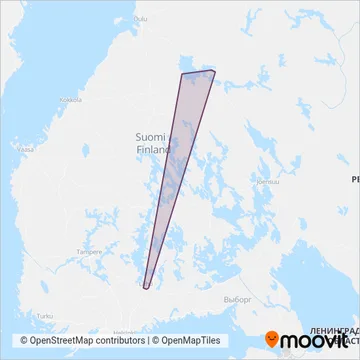 Vekka Group Oy coverage area map