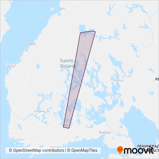 Vekka Group Oy coverage area map