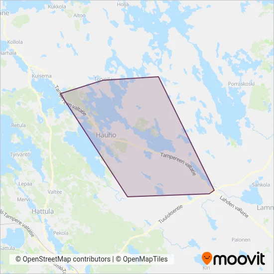 Taxi Service Mutta Ltd coverage area map