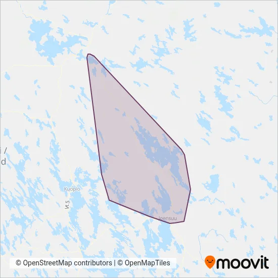 Savo-Karjala Line Ltd coverage area map