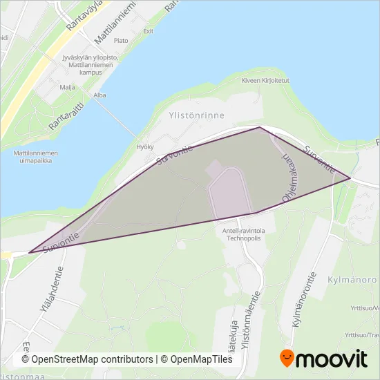 Charter Tours Mennään Bussilla Ltd coverage area map