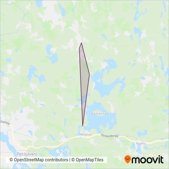 Pohjolan Matka (Pohjola Tourist Bus Ltd) coverage area map