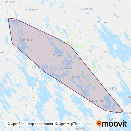 Mika K. Niskanen Ltd coverage area map