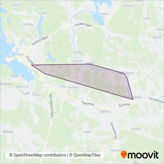 Wiik & Ström Ltd coverage area map