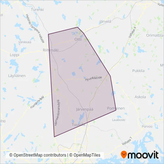 Ventoniemi Ltd coverage area map