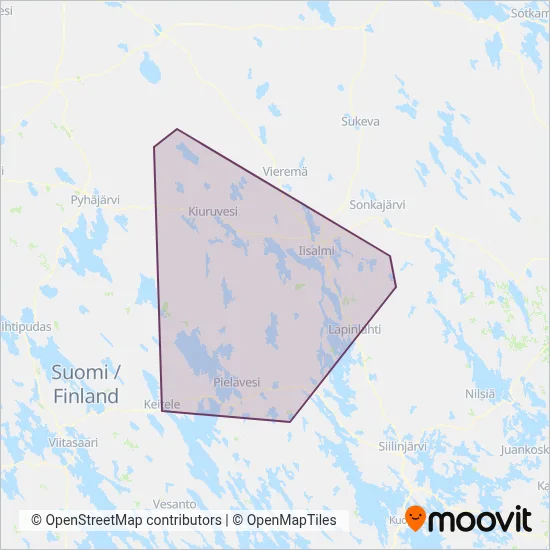 Rytkönen & Co Ltd coverage area map