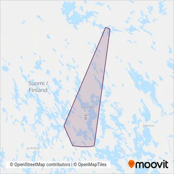 Rautalampi Auto Oy coverage area map