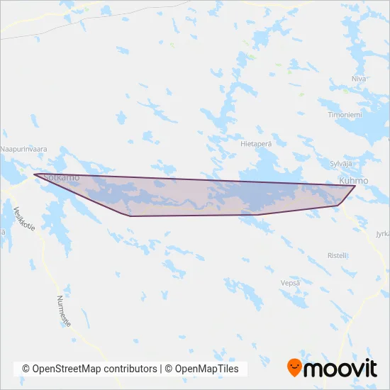 Matka-Kyllönen Ltd coverage area map