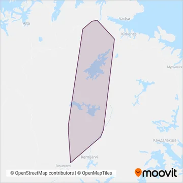 Jbus Oy coverage area map