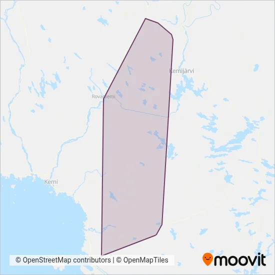 Kutila Transport Ltd coverage area map