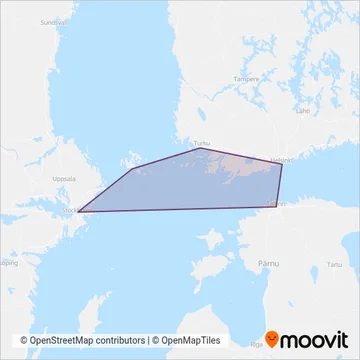 Tallink Grupp AS coverage area map