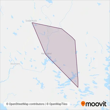 Rukahuolto Oy / Rukabussit coverage area map