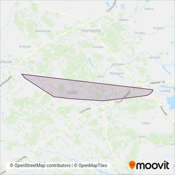 Koivuhuhta Ky coverage area map