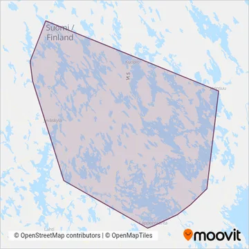 Soisalon Transport Ltd coverage area map