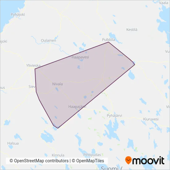 Tahvola Ltd coverage area map