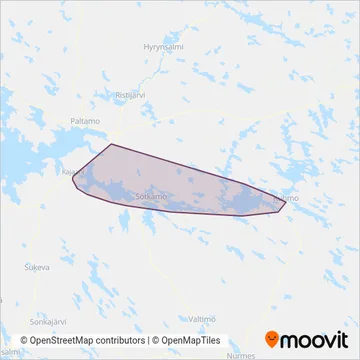 Matka-Kyllonen Oy coverage area map