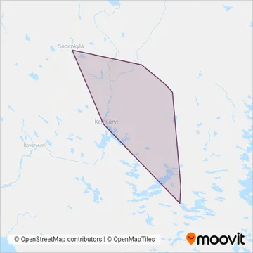 Rukahuolto Oy coverage area map