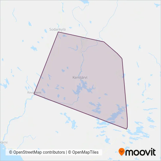 Rukahuolto Ltd coverage area map