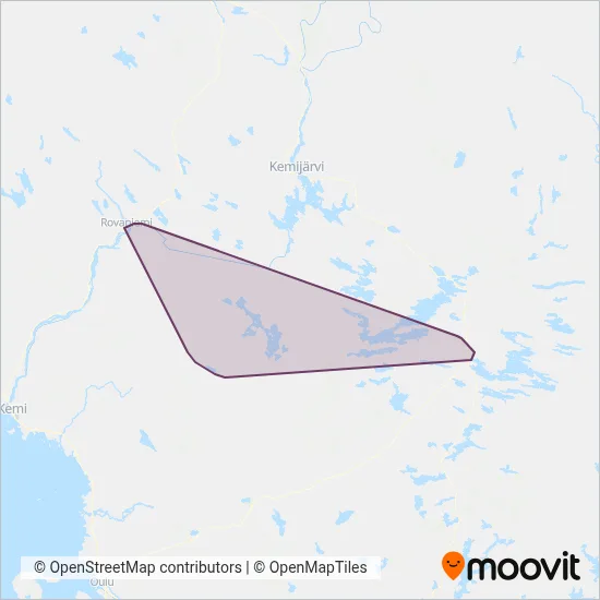 Ruka Taxi And Service Ltd Saapunki coverage area map
