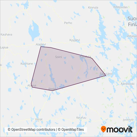 Jousmäki Ltd coverage area map
