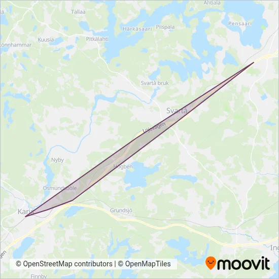 Turun Tilausliikenne, Länsi-Uusimaa coverage area map