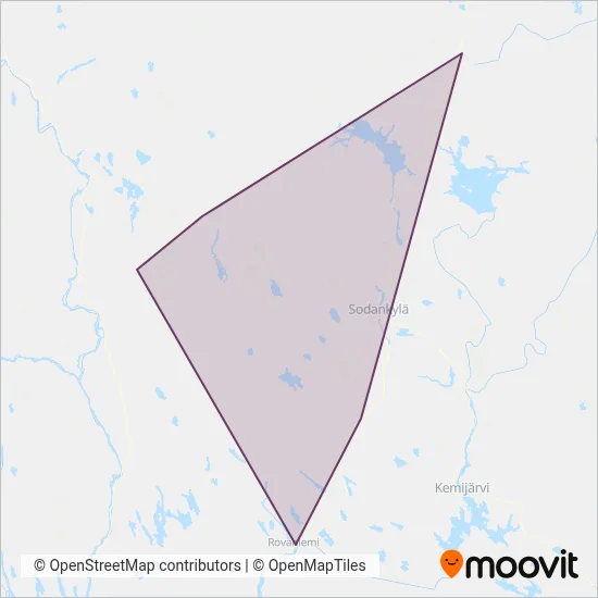 LaplandTours Oy coverage area map