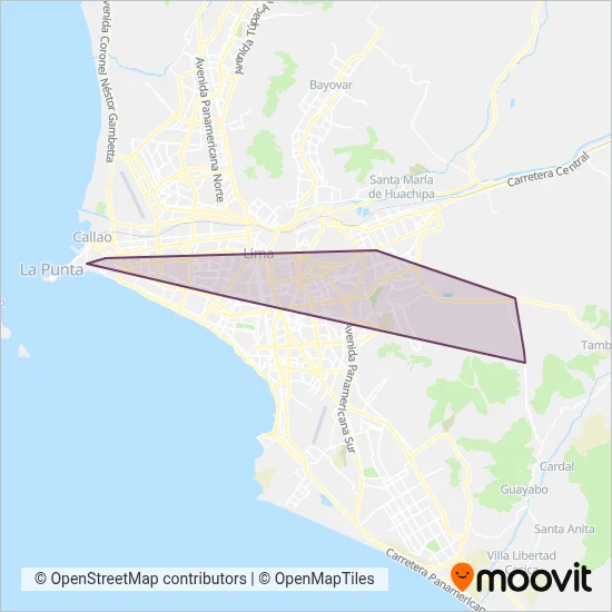CTI Corporación S.A.C. coverage area map